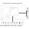 ENGLAON 27'' Full HD Android Smart 12V TV with Built-in DVD player, Chromecast & Bluetooth