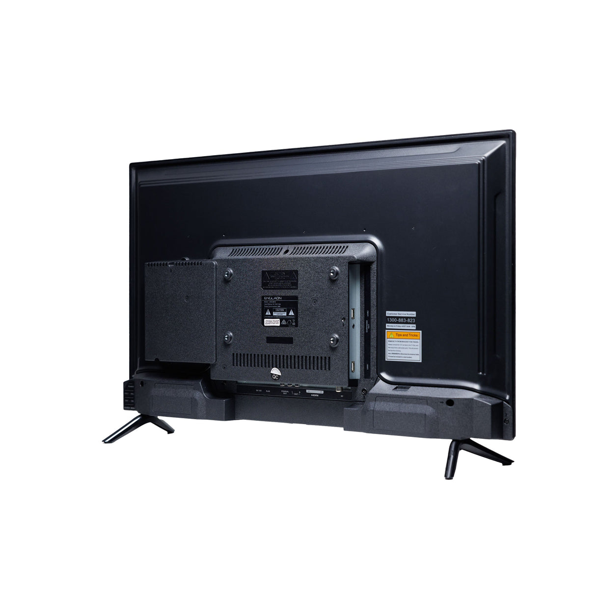 ENGLAON 32'' Full HD Android Smart 12V TV with Built-in DVD player, Chromecast & Bluetooth