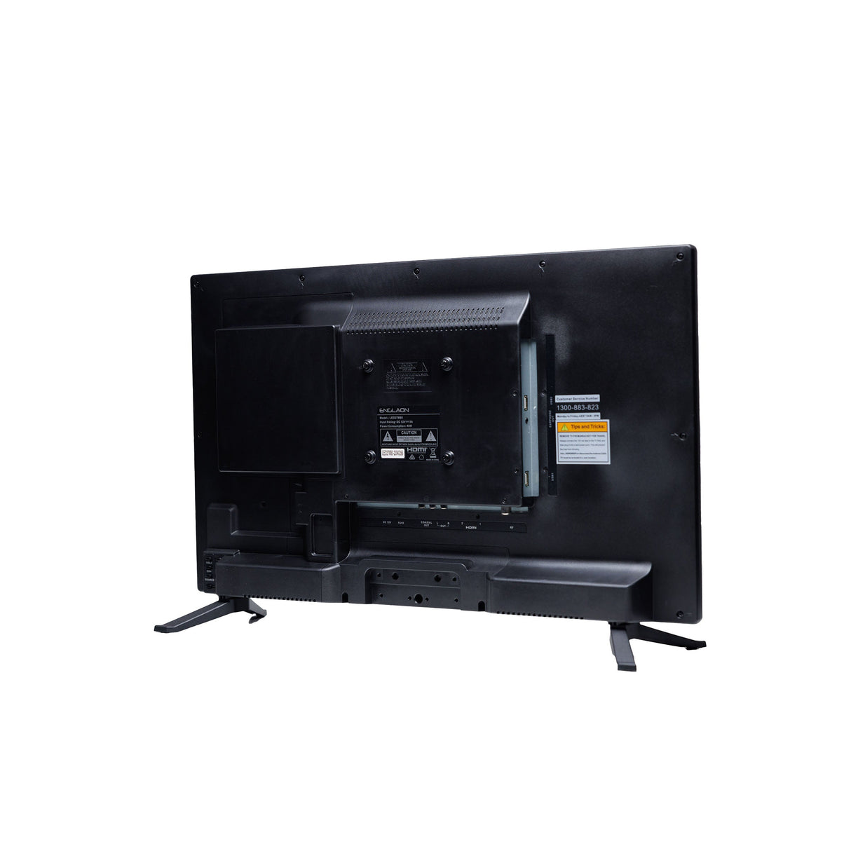 ENGLAON 27'' Full HD Android Smart 12V TV with Built-in DVD player, Chromecast & Bluetooth