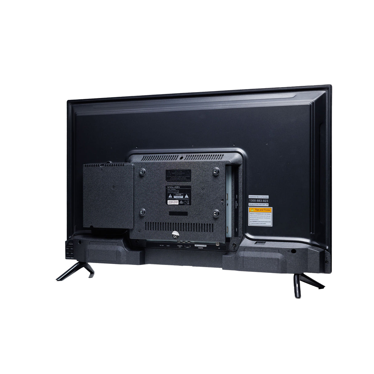 ENGLAON 32'' Full HD Android Smart 12V TV with Built-in DVD player, Chromecast & Bluetooth