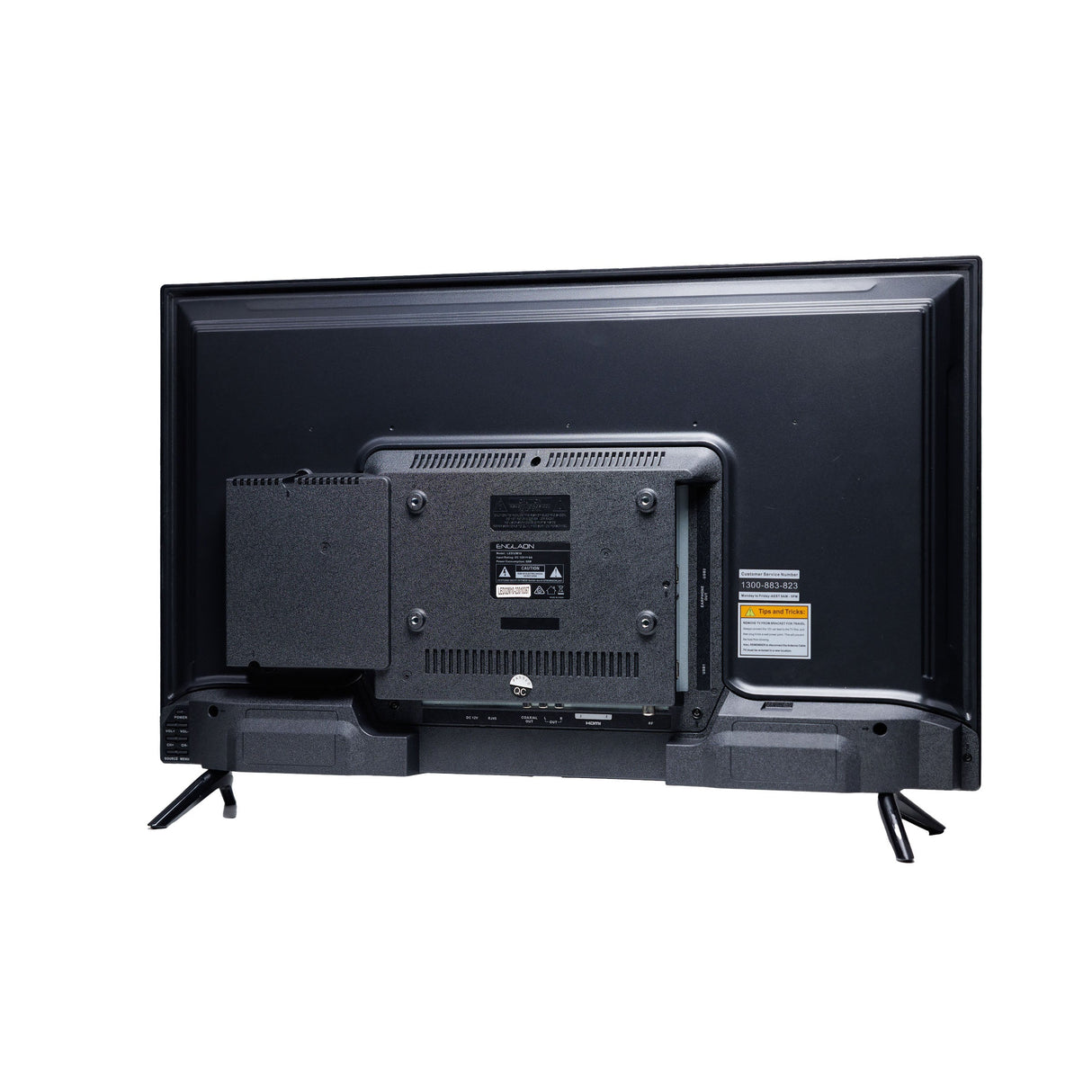 ENGLAON 32'' Full HD Android Smart 12V TV with Built-in DVD player, Chromecast & Bluetooth