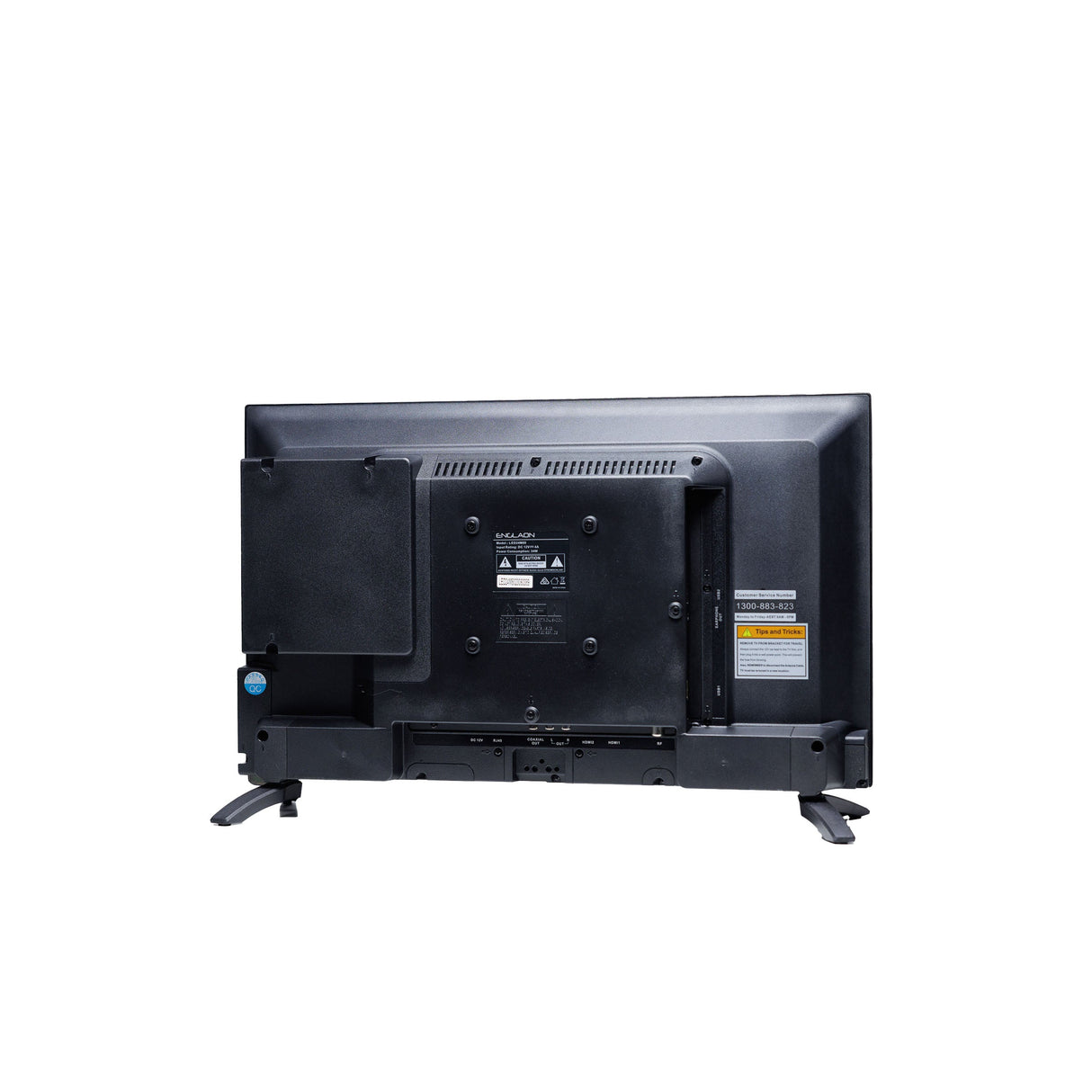 ENGLAON 24'' Full HD Smart 12V TV With Built-in DVD Player, Chromecast, Bluetooth & Google TV