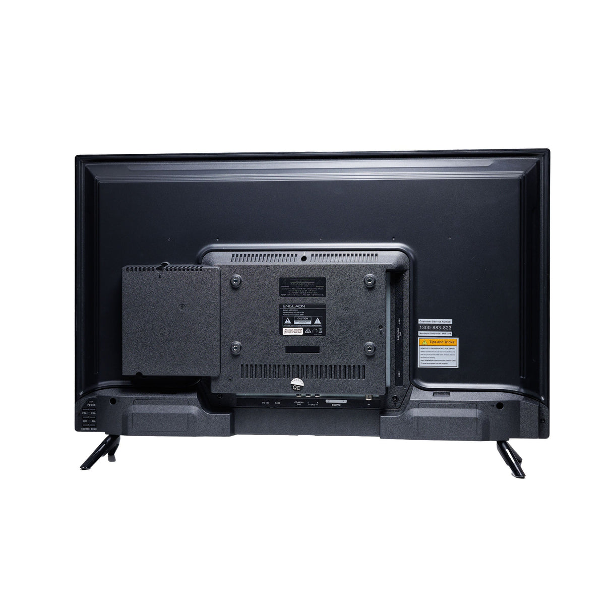 ENGLAON 32'' Full HD Android Smart 12V TV with Built-in DVD player, Chromecast & Bluetooth