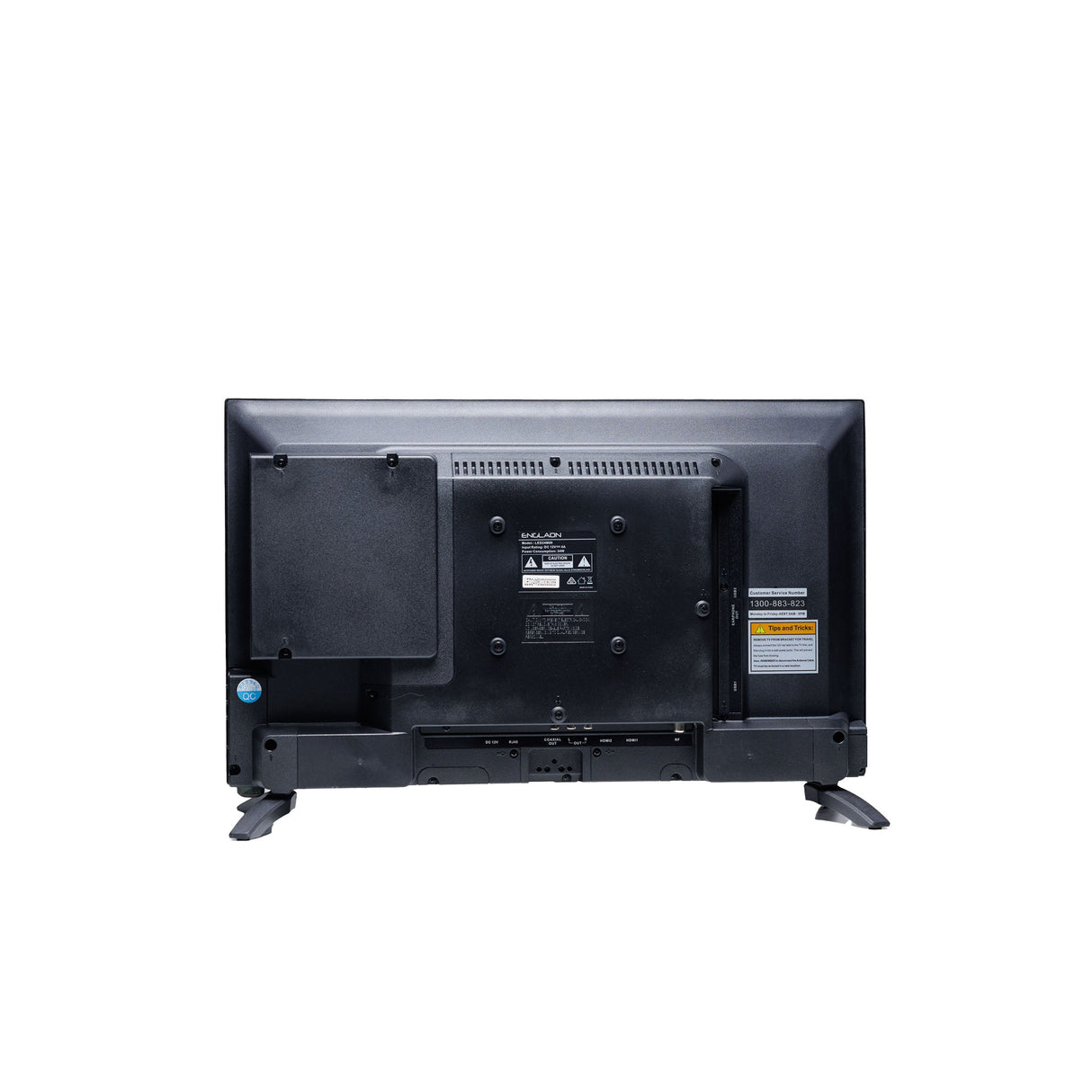 ENGLAON 24'' Full HD Smart 12V TV With Built-in DVD Player, Chromecast, Bluetooth & Google TV