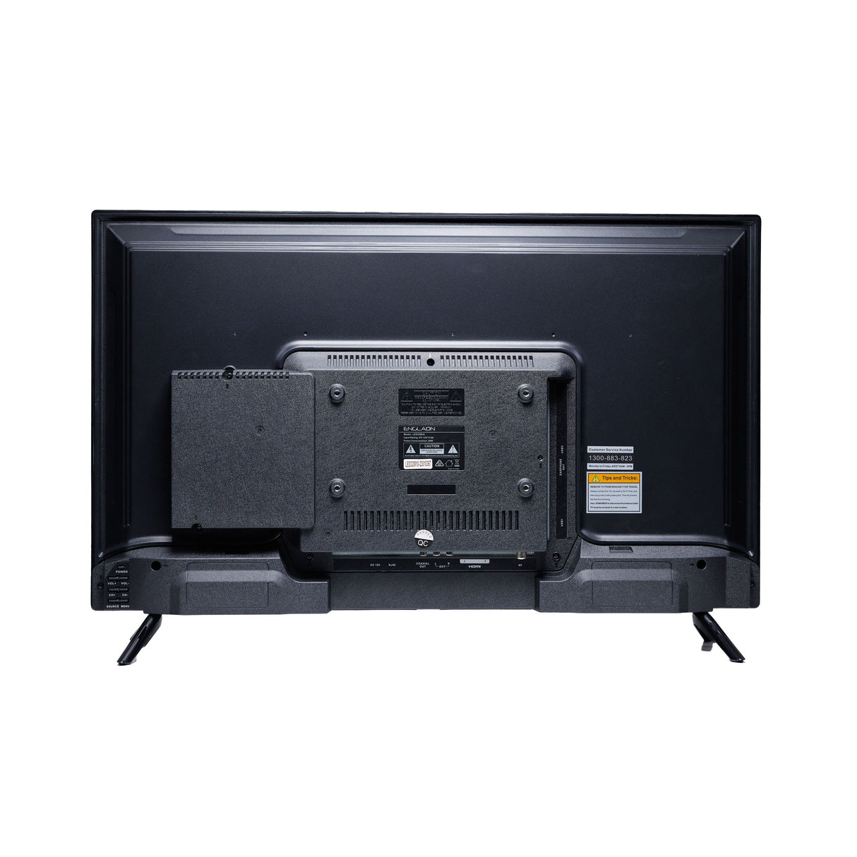 ENGLAON 32'' Full HD Android Smart 12V TV with Built-in DVD player, Chromecast & Bluetooth