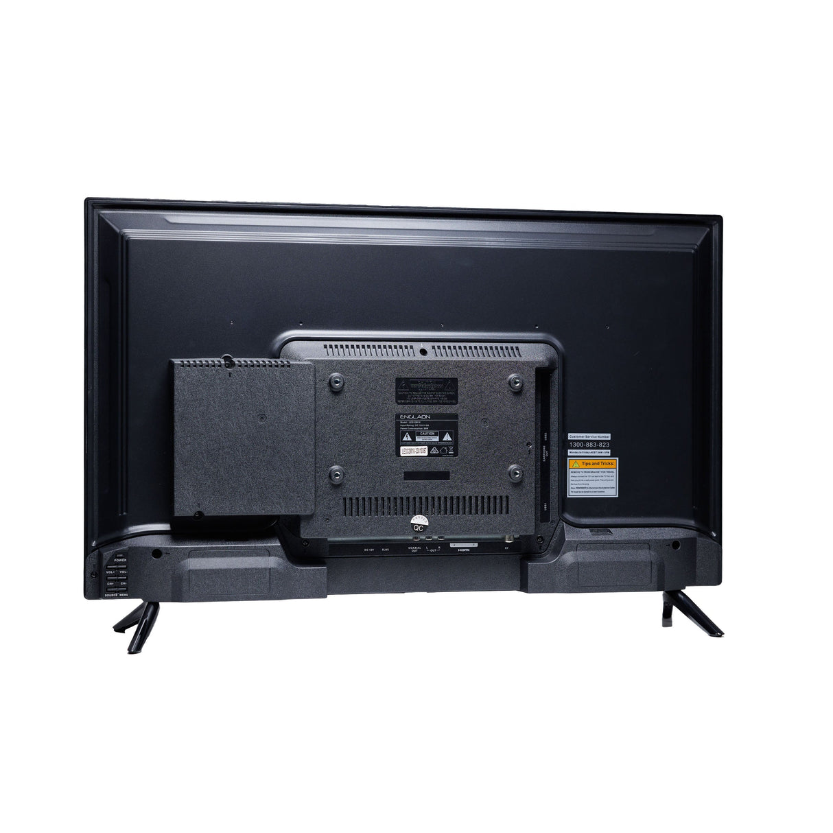 ENGLAON 32'' Full HD Android Smart 12V TV with Built-in DVD player, Chromecast & Bluetooth