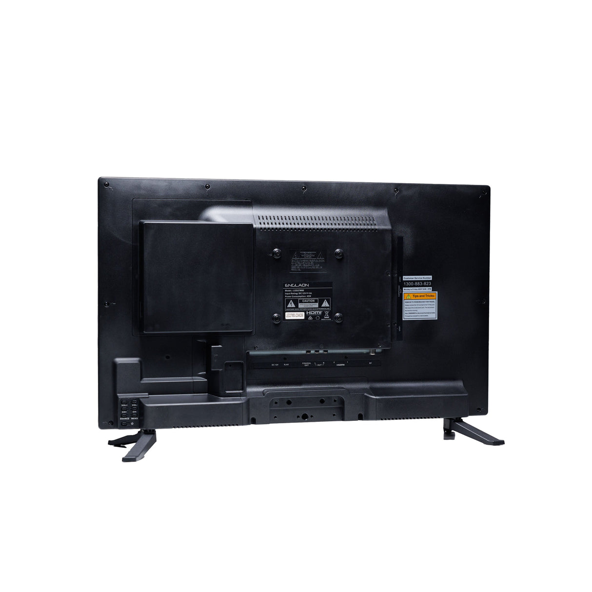 ENGLAON 27'' Full HD Android Smart 12V TV with Built-in DVD player, Chromecast & Bluetooth
