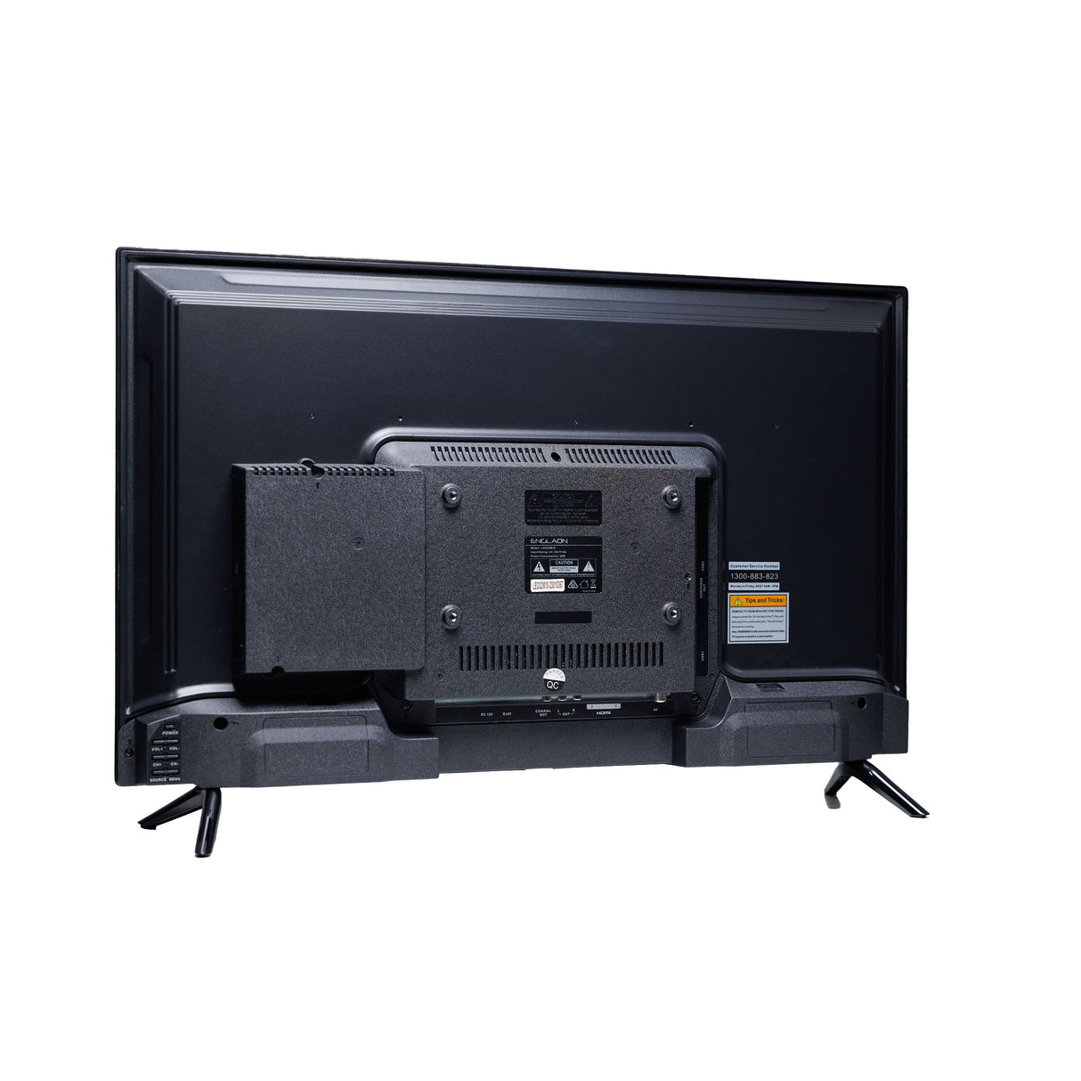 ENGLAON 32'' Full HD Android Smart 12V TV with Built-in DVD player, Chromecast & Bluetooth