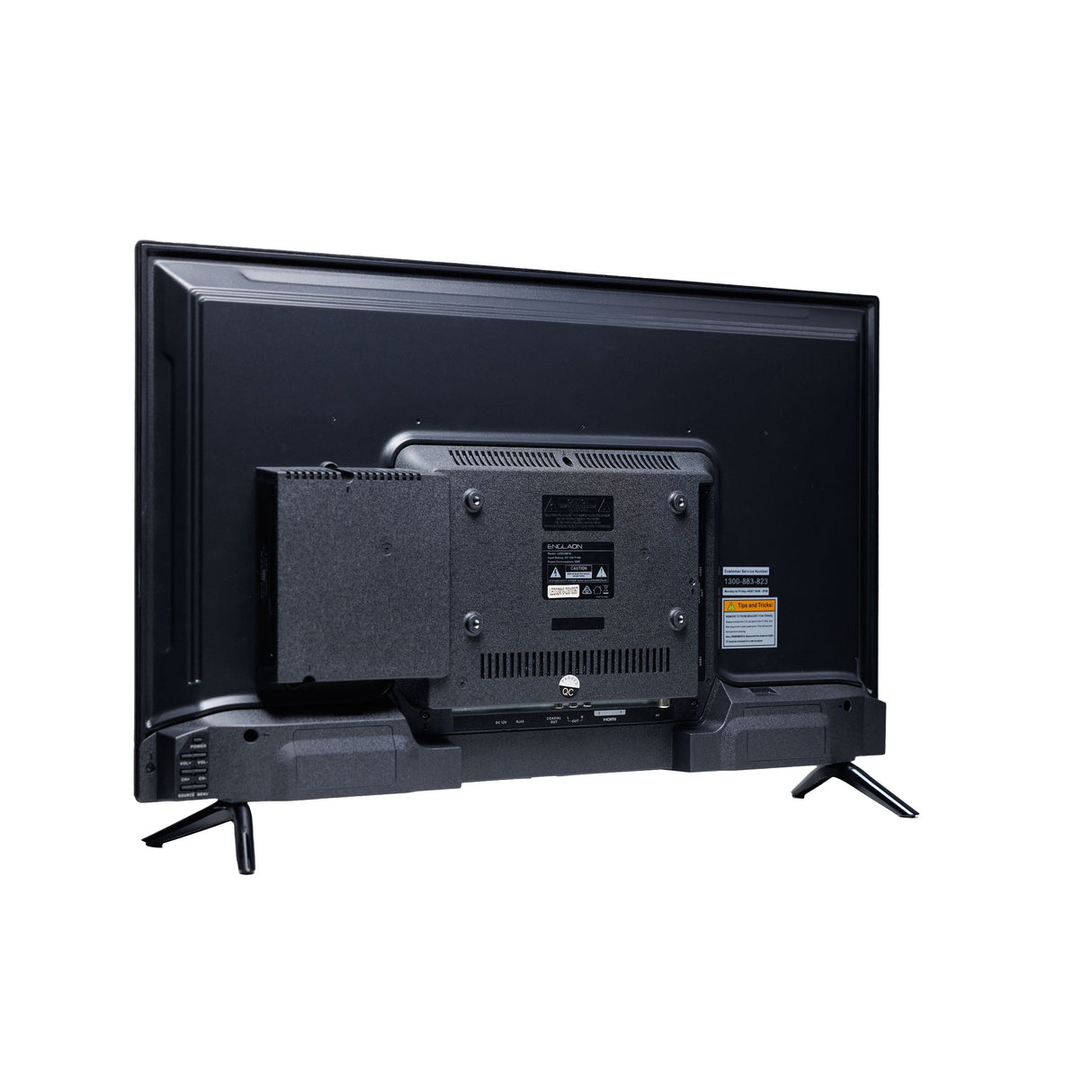 ENGLAON 32'' Full HD Android Smart 12V TV with Built-in DVD player, Chromecast & Bluetooth