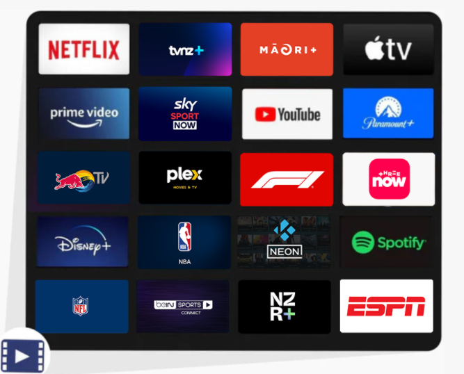 ENGLAON 27'' Full HD Android Smart 12V TV with Built-in DVD player, Chromecast & Bluetooth