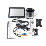 12V-36V 7" AHD Monitor DVR with Reverse Cameras Kit for Caravan Truck Campervan