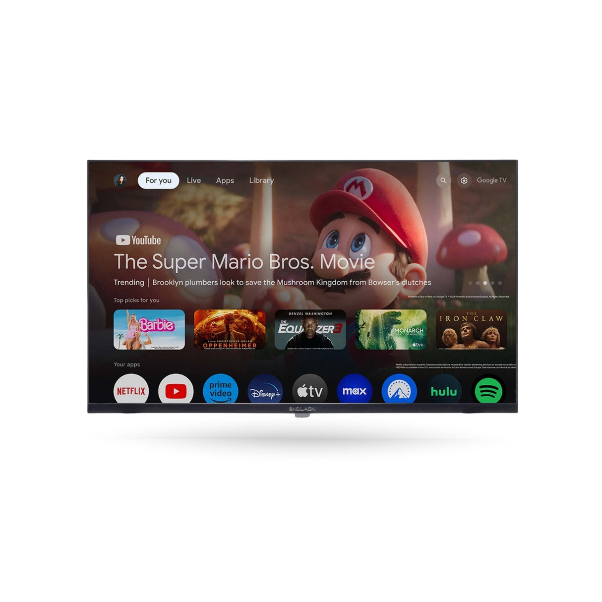 ENGLAON 32’’ Full HD 12V Smart TV With Chromecast & Bluetooth & Google TV