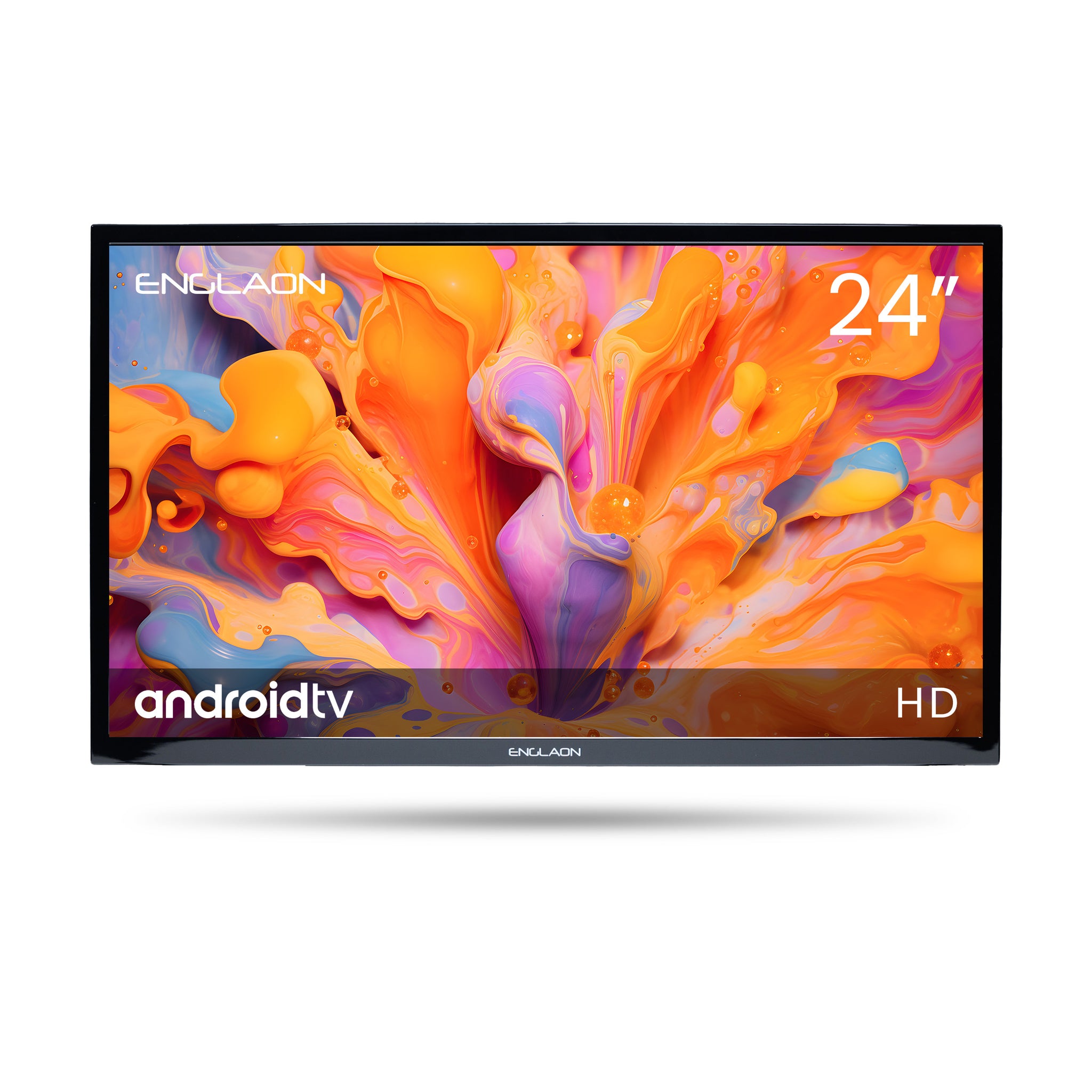 ENGLAON 24’’ HD Smart LED 12V TV With Built-in Chromecast, Bluetooth & Android 11